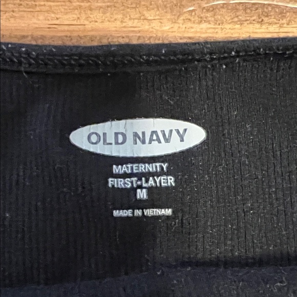 Old Navy Women's Black Maternity Tank Top - Picture 2 of 3